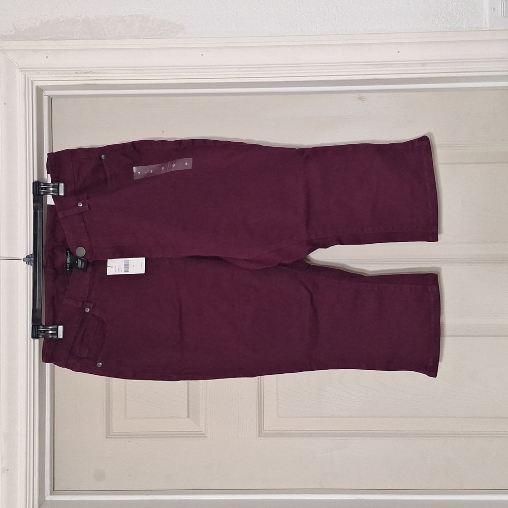 NWT Lane Bryant purple pedal pushers